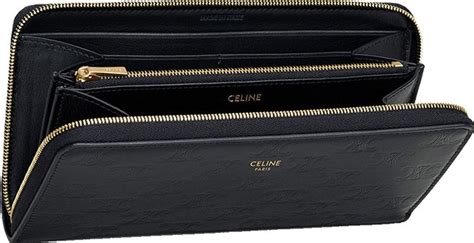 celine large zipped multifunction wallet|Celine triomphe zipped wallet.